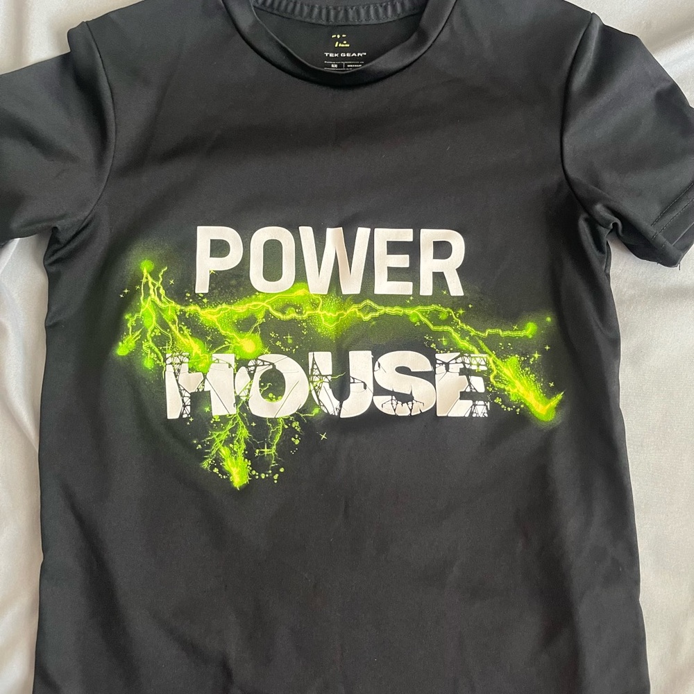 Power House Kids Black and Green T-Shirt